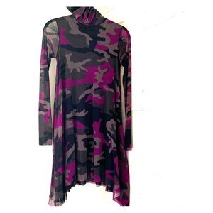 Jean Paul Gauliter Purplr Camo Dress